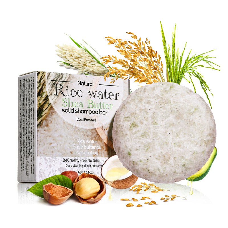 Hair Care Tonic - XF 60g Rijstshampoo Bar 100% Natuurlijke