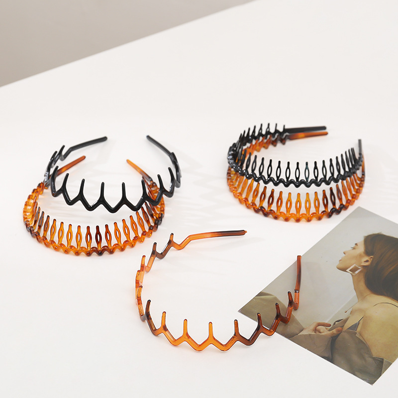Hair Care Wavy Hair - Vrouwen Meisjes Plastic Golvend Getande Hoofdband