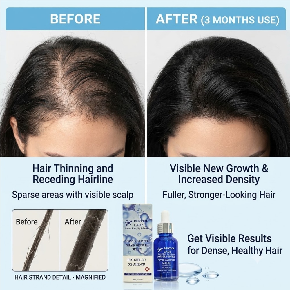 Haar Groei Essentie Koper Pept - Hair Care Tonic recensie en prijs
