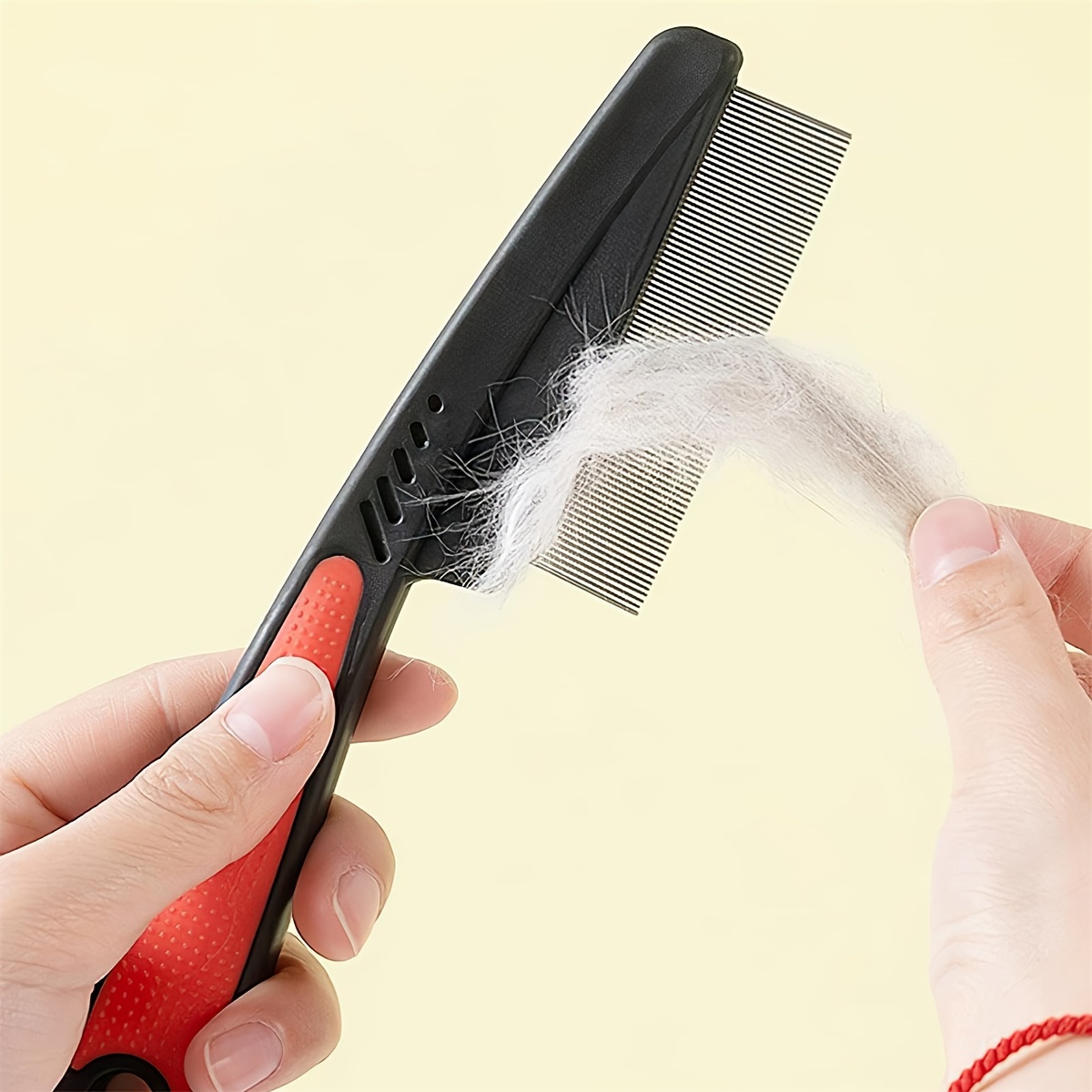 1 stevige roestvrijstalen kam  - Hair Care Wavy Hair recensie en prijs