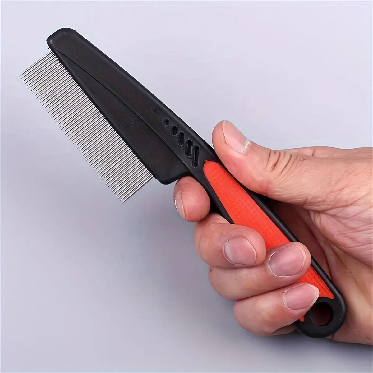 1 stevige roestvrijstalen kam  - Hair Care Wavy Hair recensie en prijs