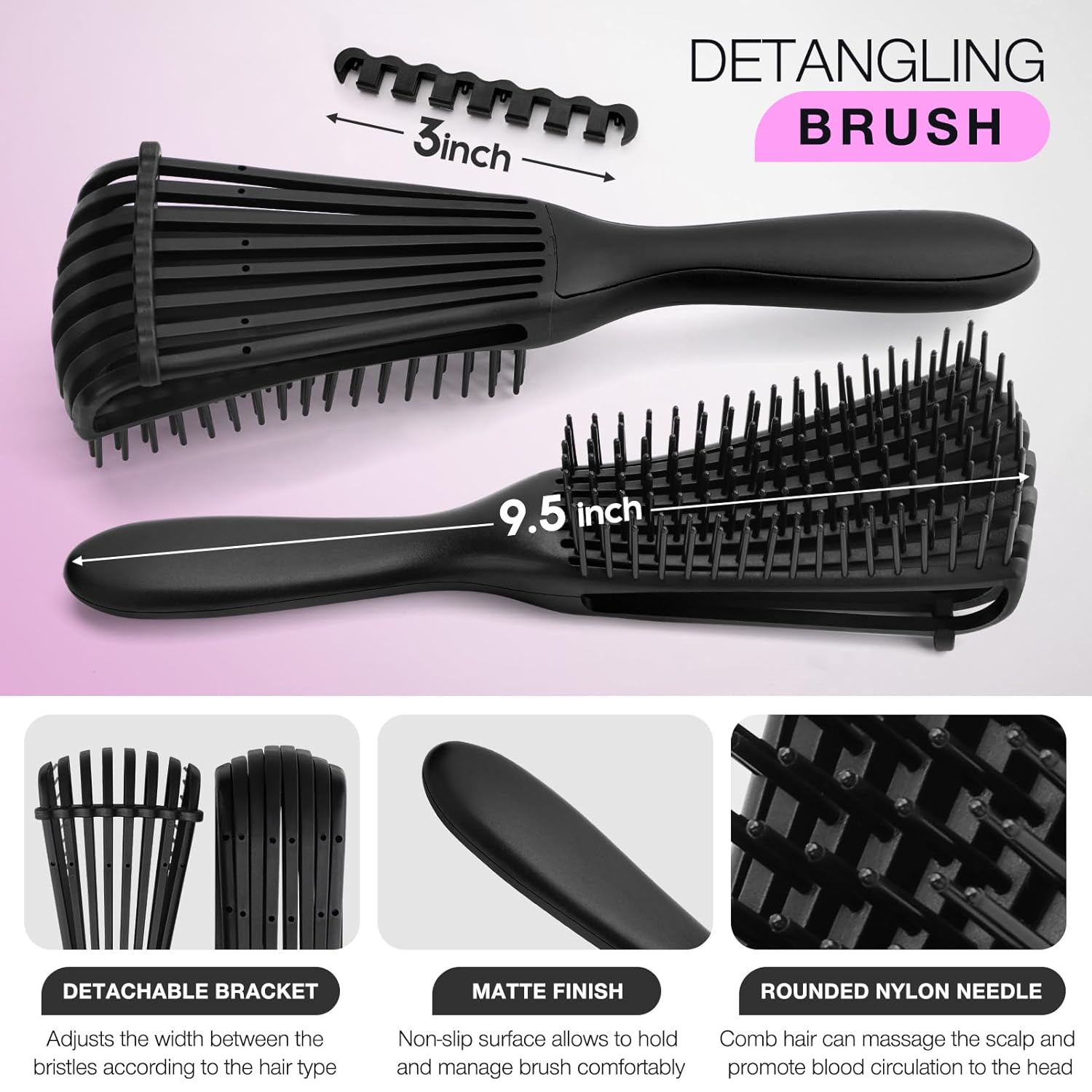Ontklitborstelset met spuitfle - Hair Care Wavy Hair recensie en prijs