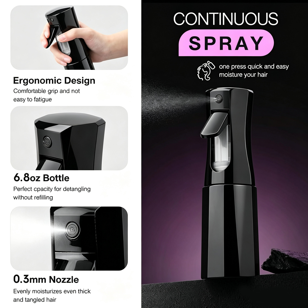 Ontklitborstelset met spuitfle - Hair Care Wavy Hair recensie en prijs